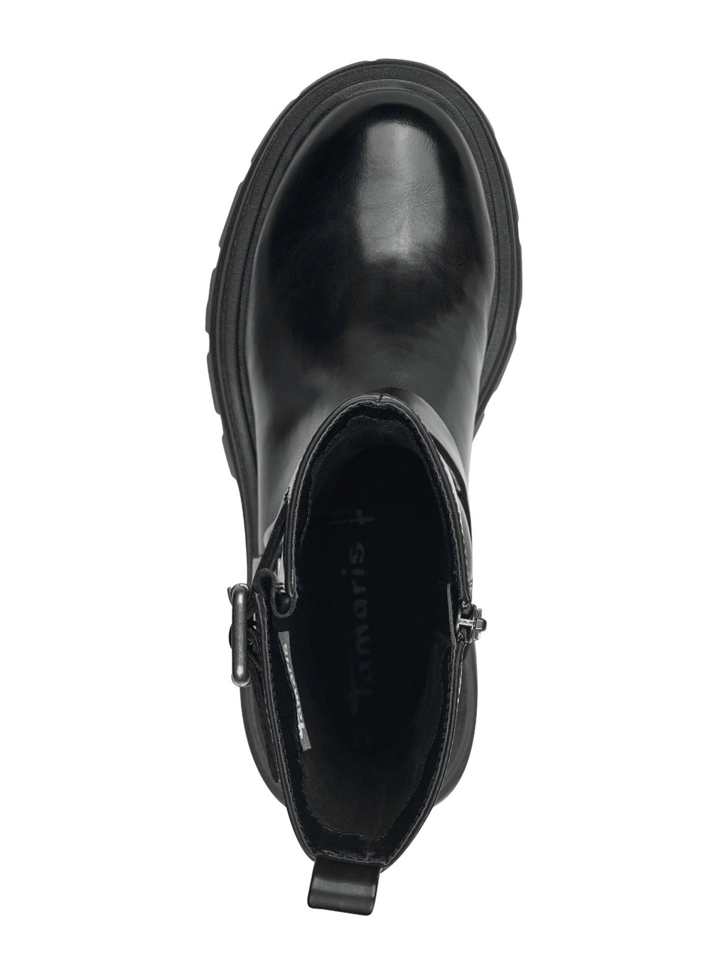 Botine de la Tamaris pe negru