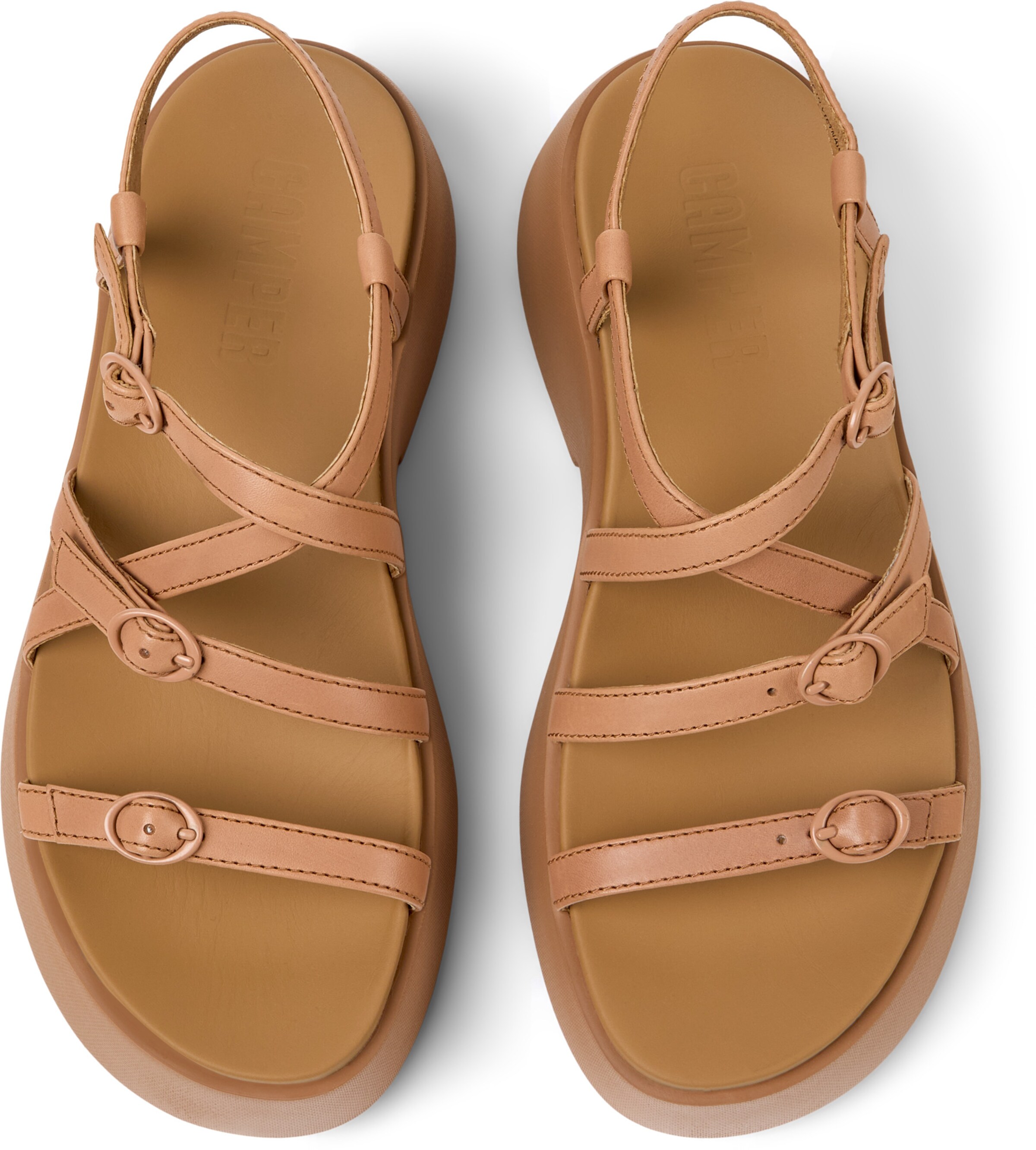 Sandales à lanières 'Tasha' CAMPER en beige