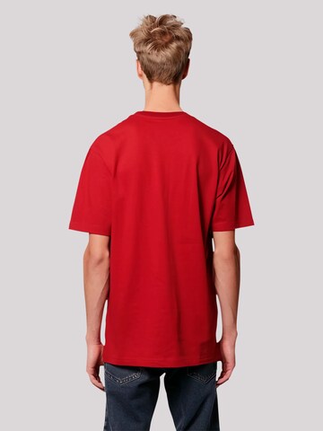 F4NT4STIC Shirt 'Coffee Weather Winter Holiday Christmas' in Rood
