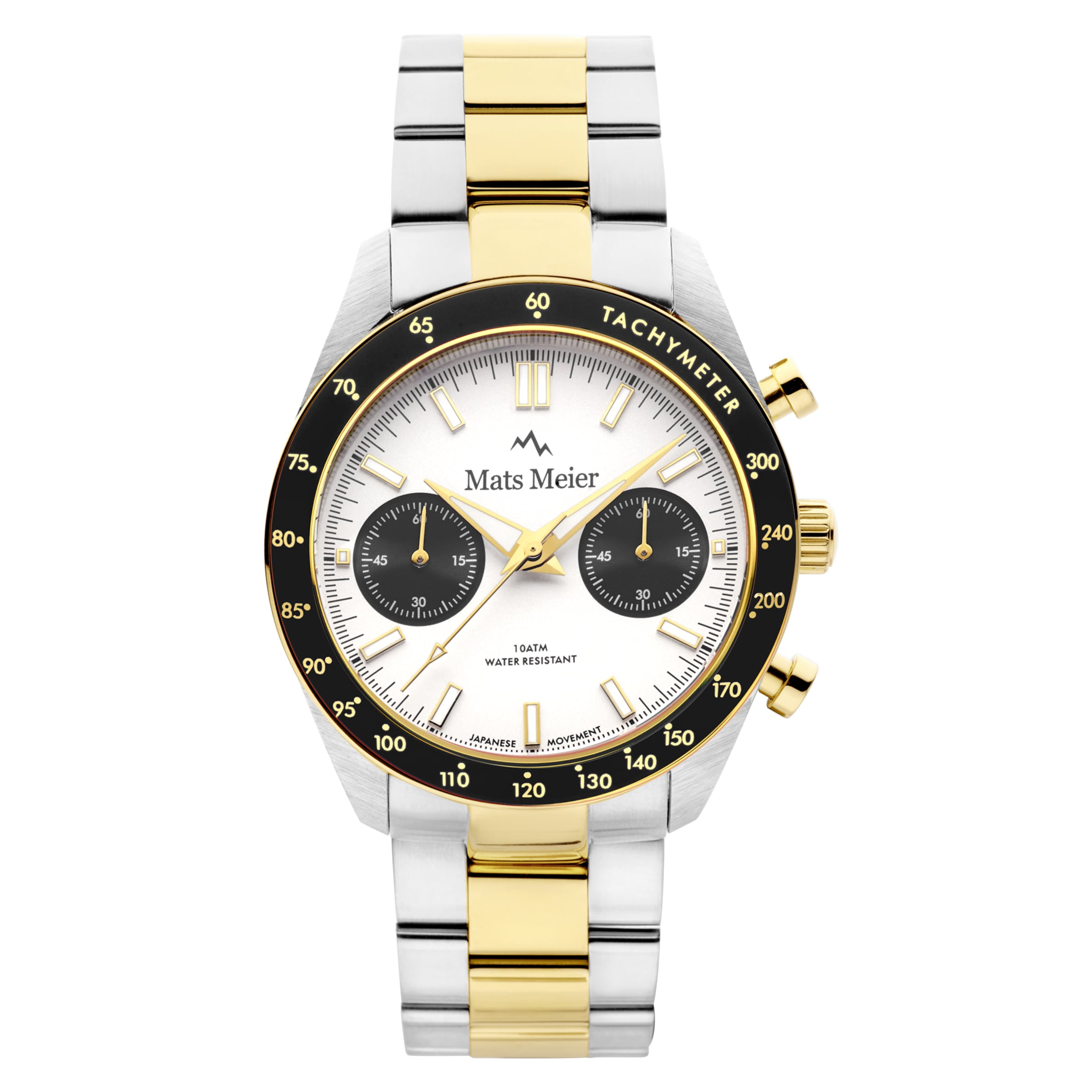 Mats Meier Analog watch in Gold: front