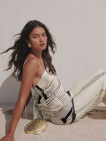 Wide leg Pantaloni di Next in bianco