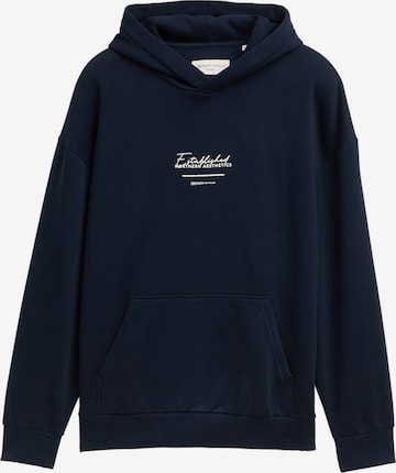 Sweat-shirt TOM TAILOR DENIM en bleu : devant