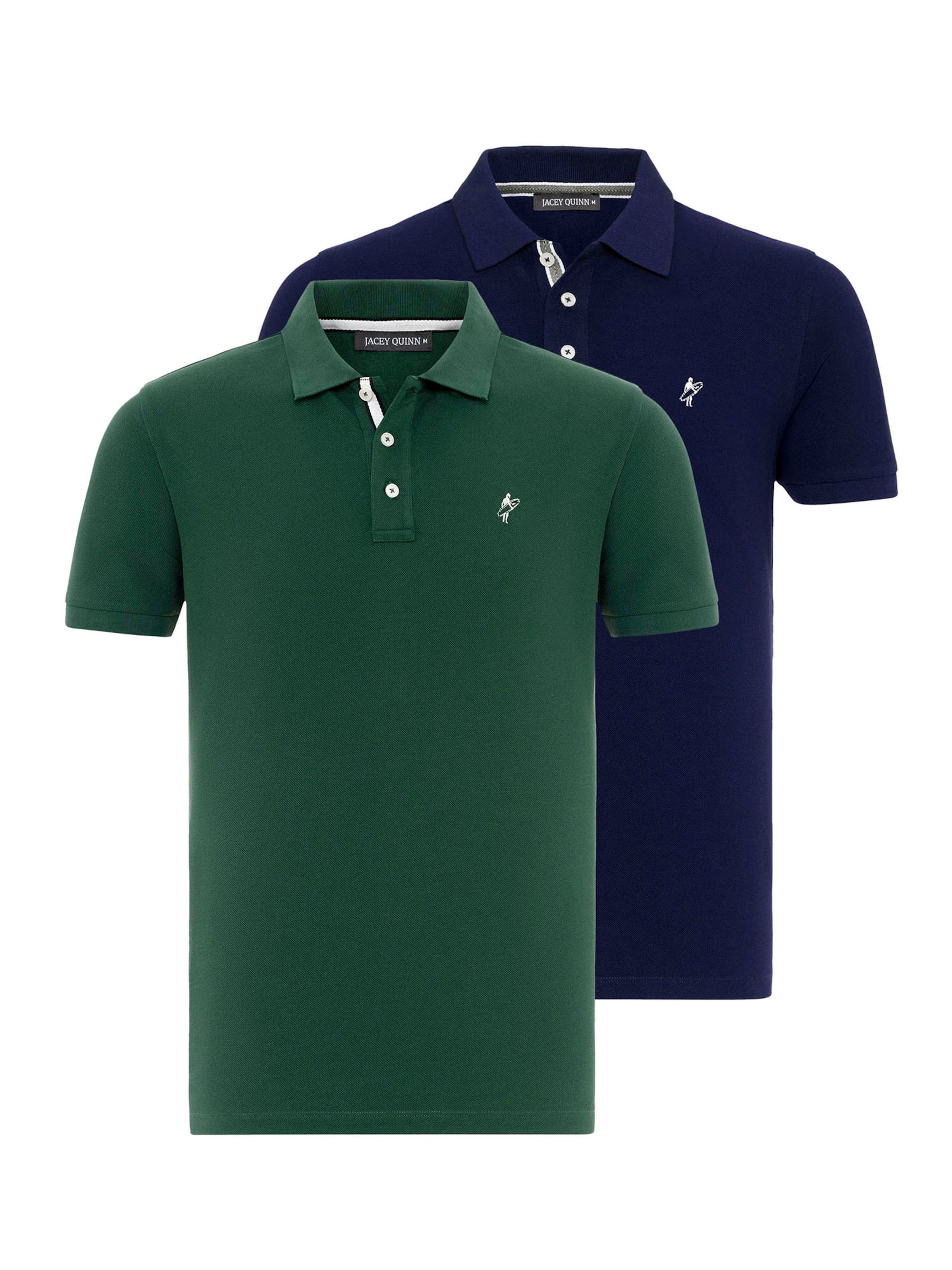 Jacey Quinn Футболка в Синий: спереди