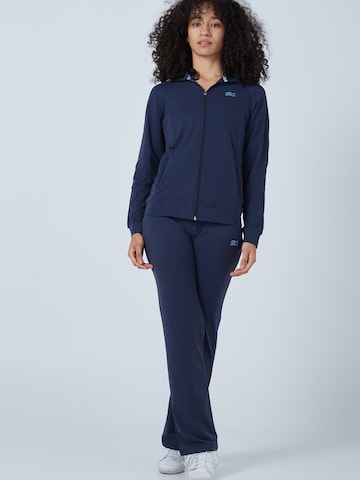 SPORTKIND Athletic Jacket 'Trainingsjacke' in Blue: front