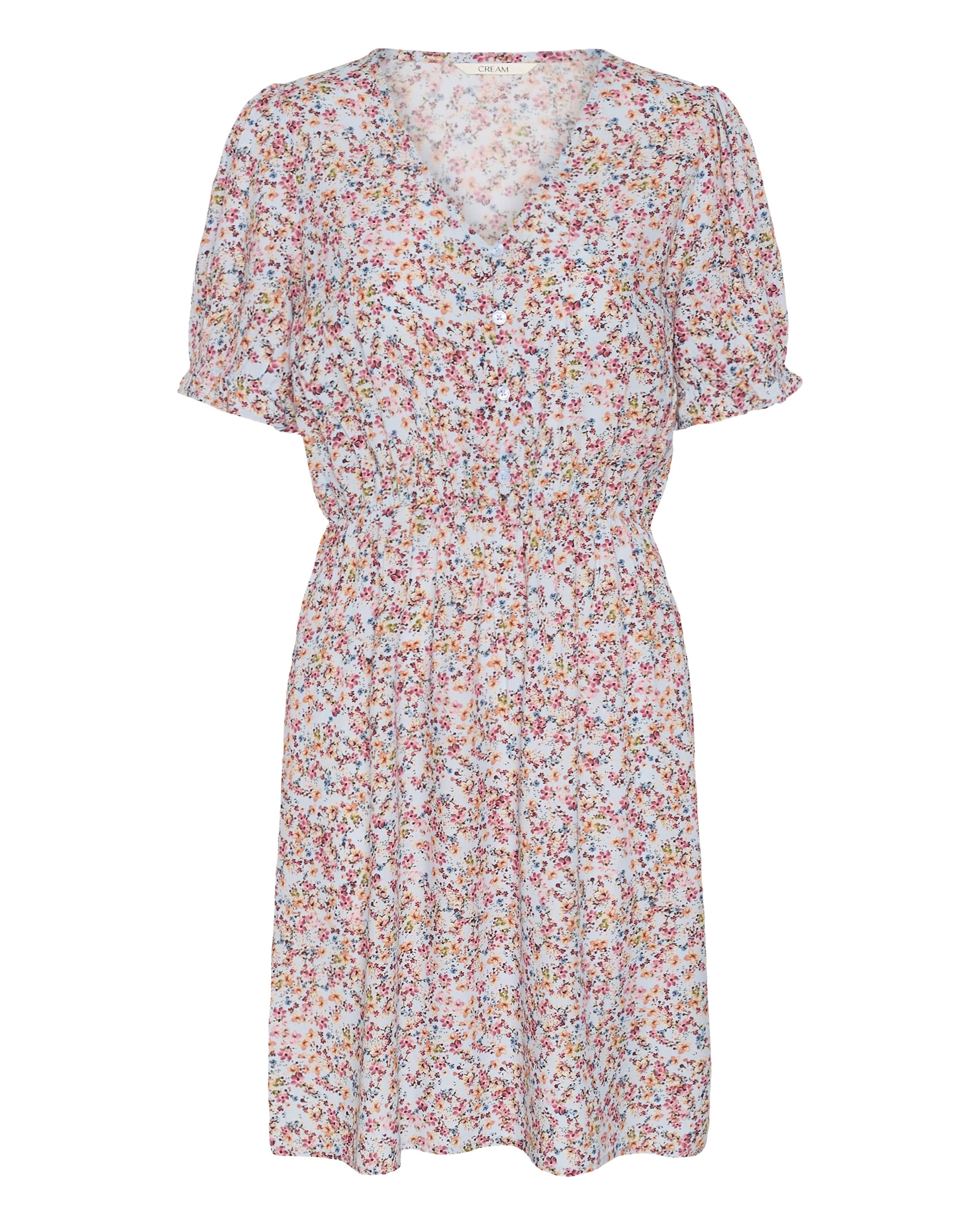 Cream - Vestido 'Tiah' em mistura de cores: frente
