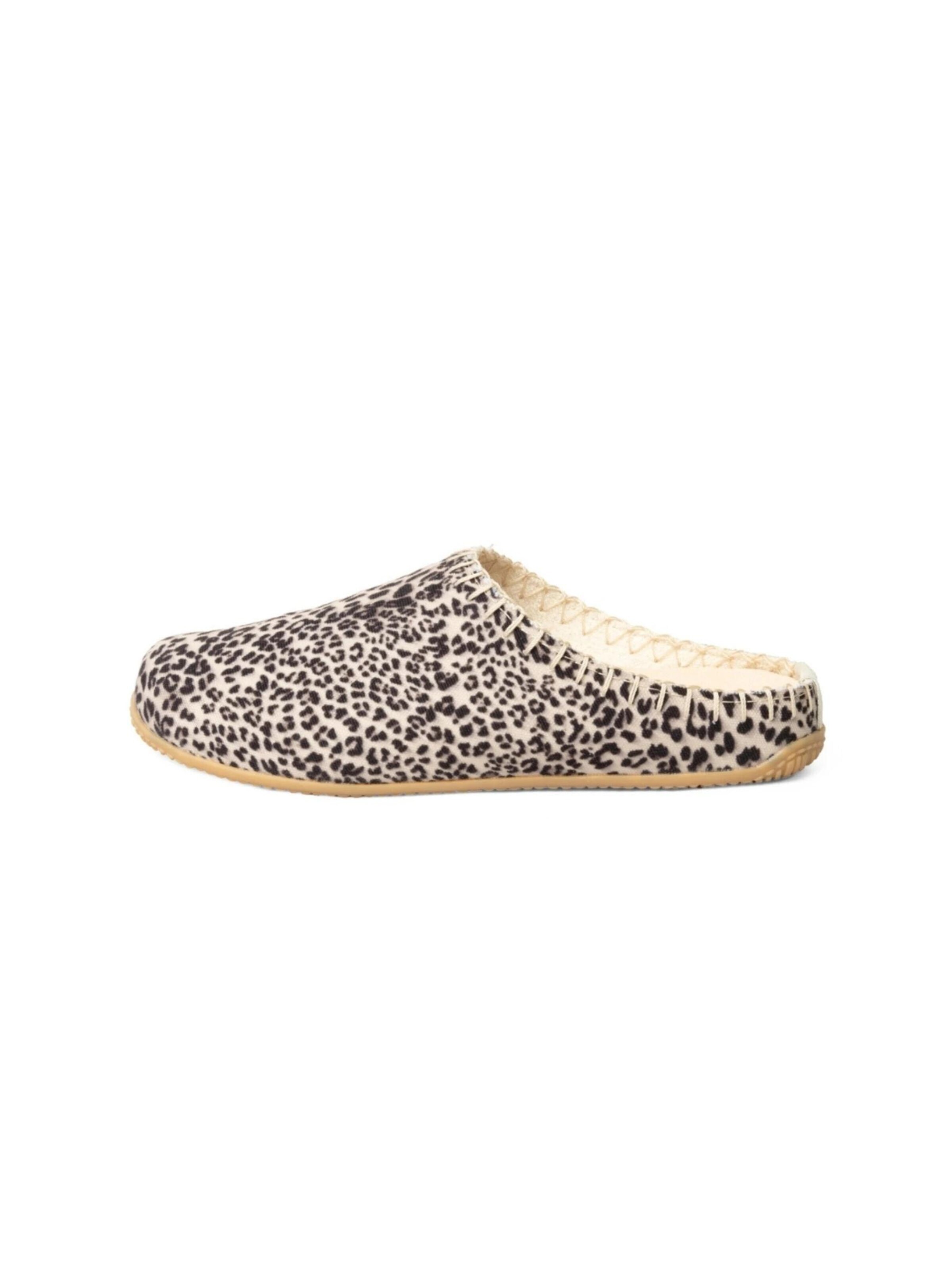 Living Kitzbühel Slippers 'Leo-Look Leo-Look' in Yellow: front