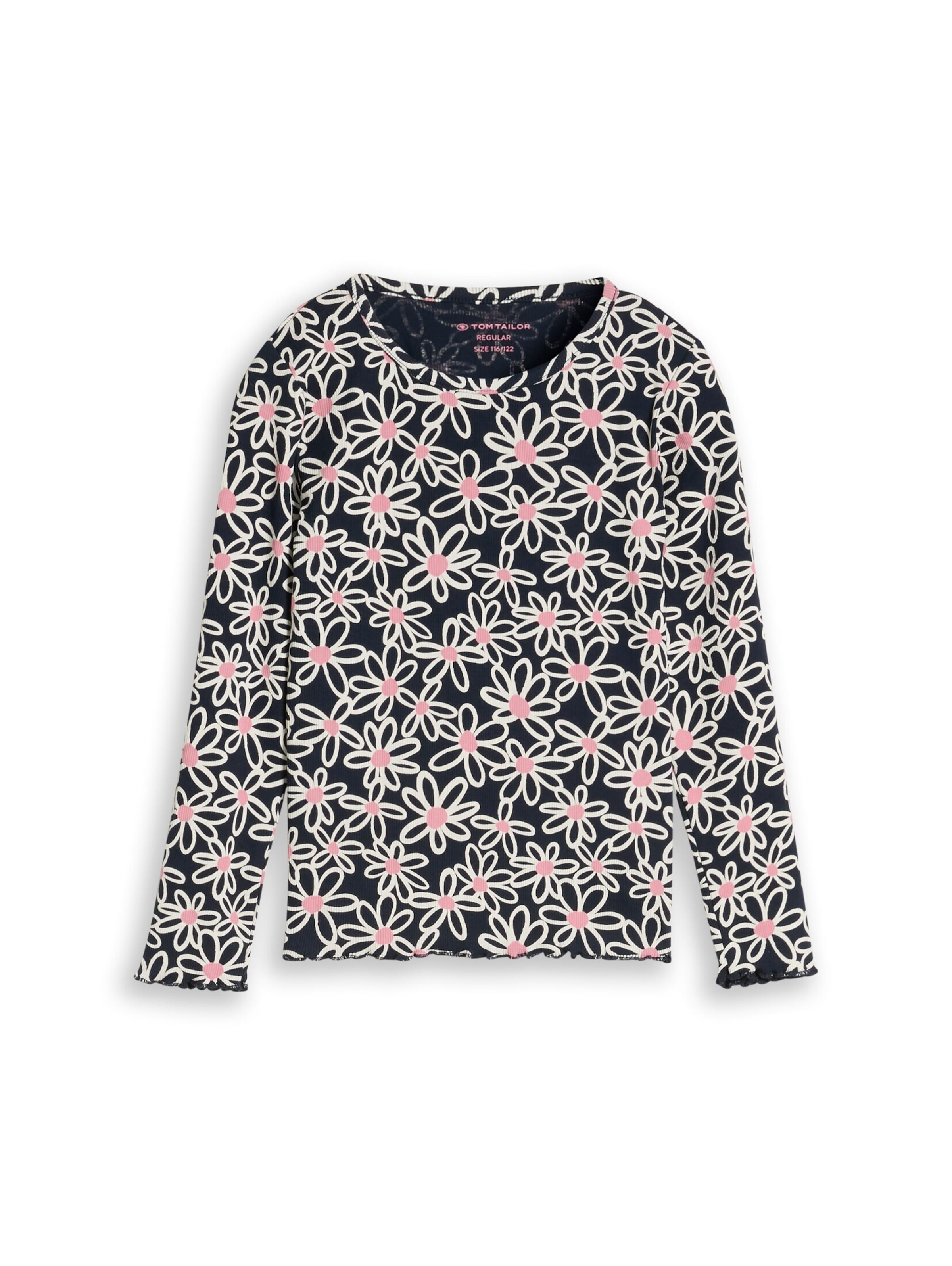 TOM TAILOR Shirt in Lila: voorkant