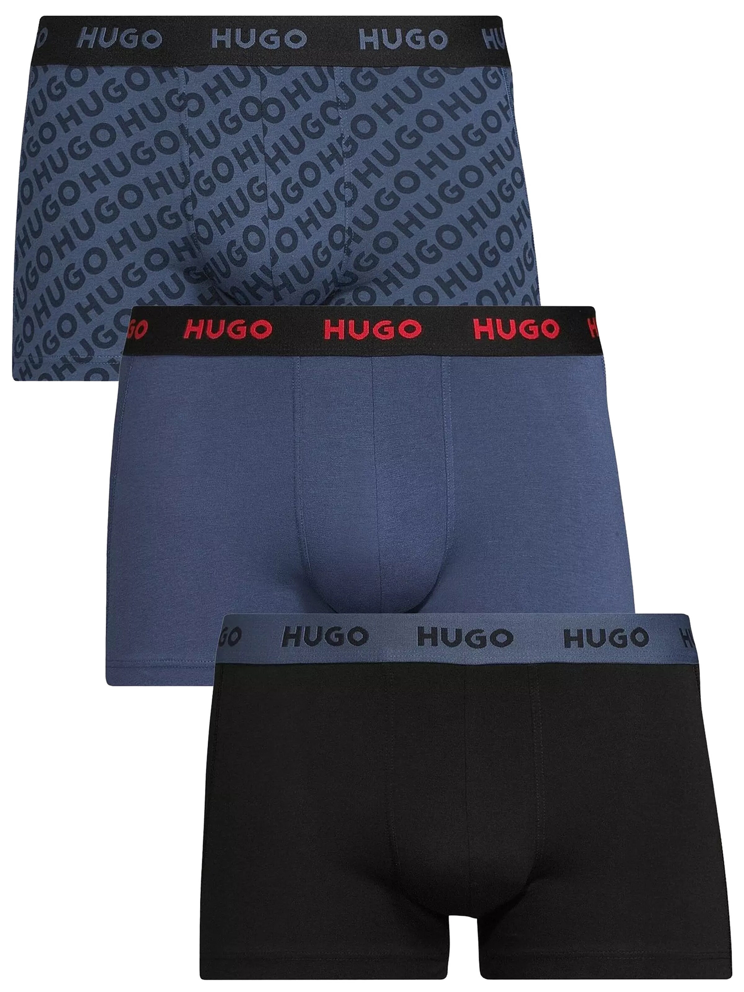 HUGO Boxershorts in Blauw: voorkant