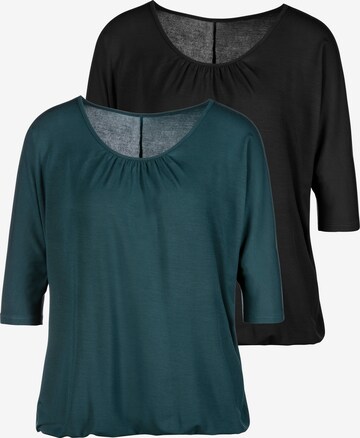 LASCANA Shirt in Groen: voorkant