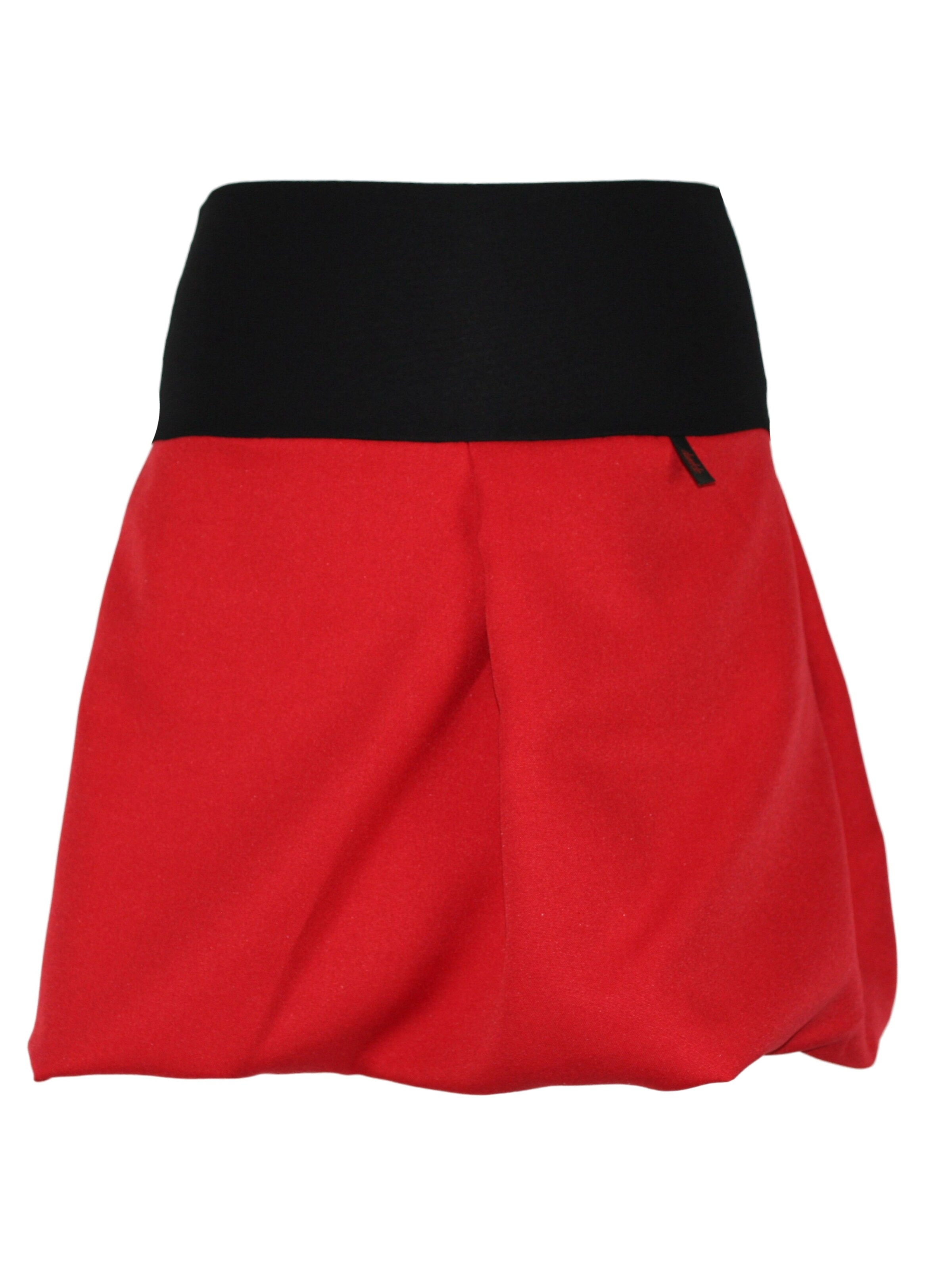 dunkle design Skirt 'Mini Ballonrock' in Red: front