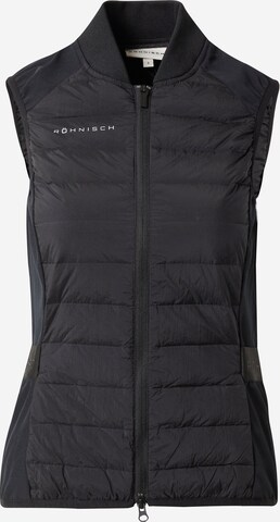 Röhnisch Sportbodywarmer 'Force' in Zwart: voorkant