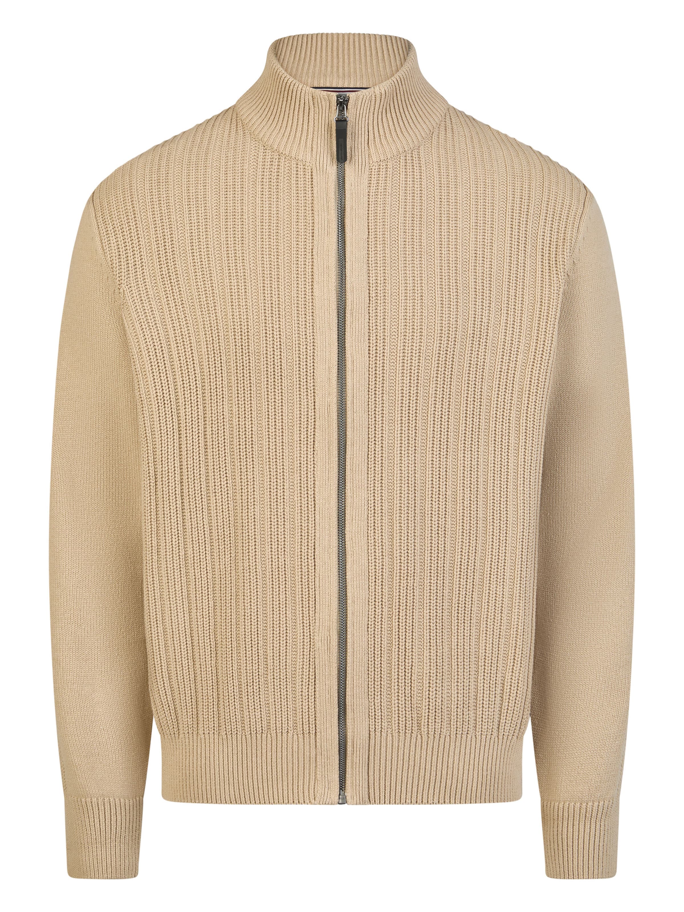 PIERRE CARDIN Strickjacke in Braun: Vorderseite