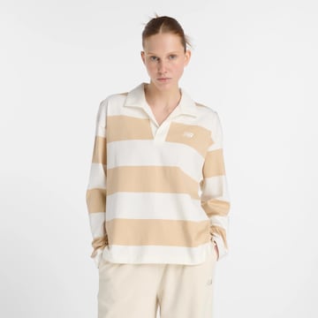 new balance Shirt in Bruin: voorkant