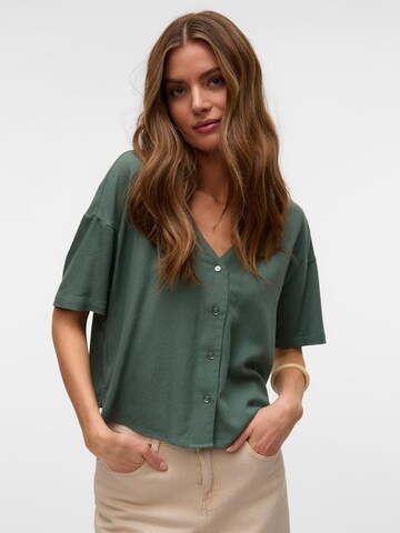 VERO MODA Блузка 'VMJesmilo' в Зеленый: спереди