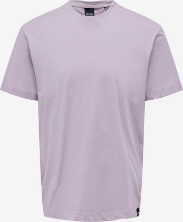 Only & Sons - Camiseta 'MAX' en lila: frente