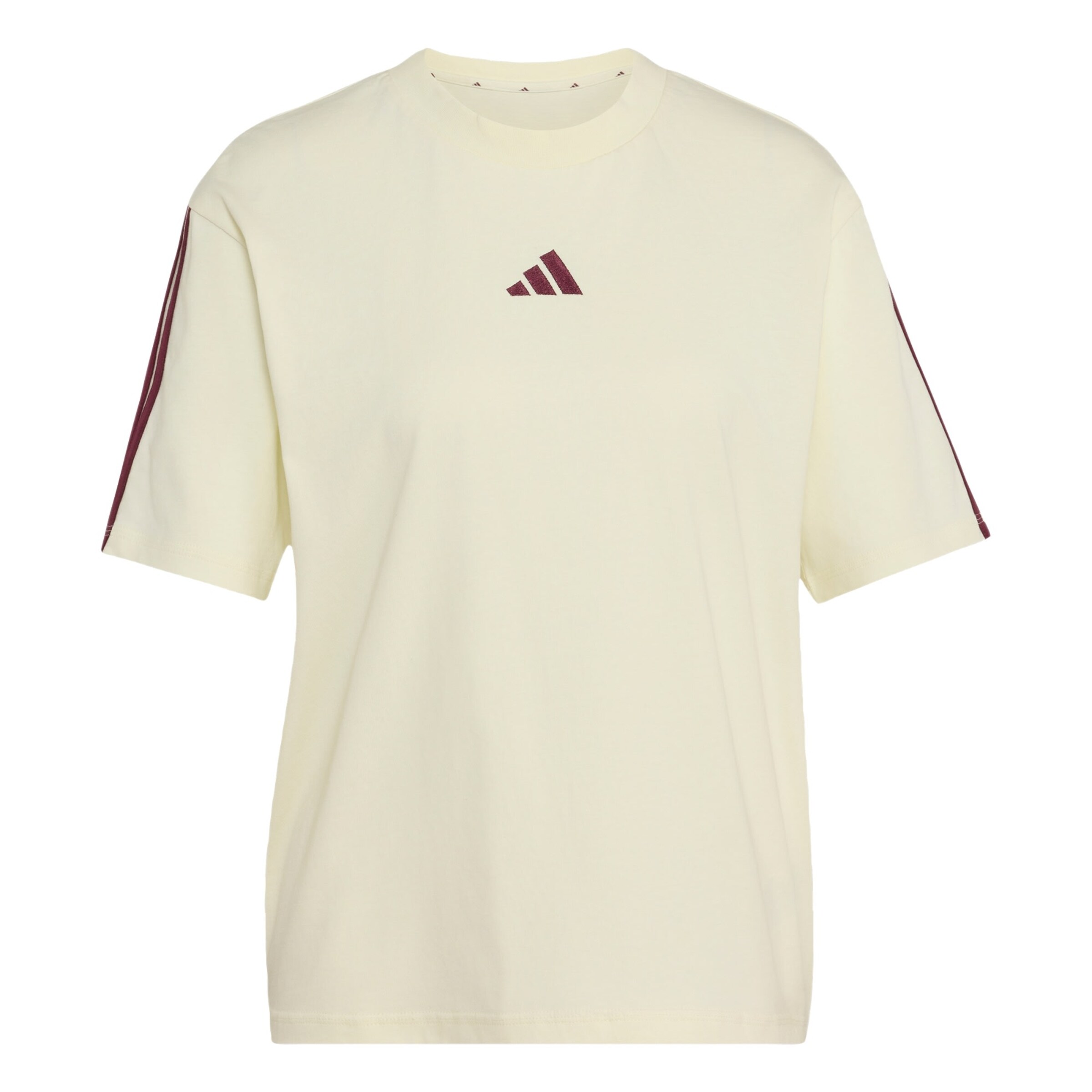 smėlio ADIDAS SPORTSWEAR Sportiniai marškinėliai 'Essentials': priekis