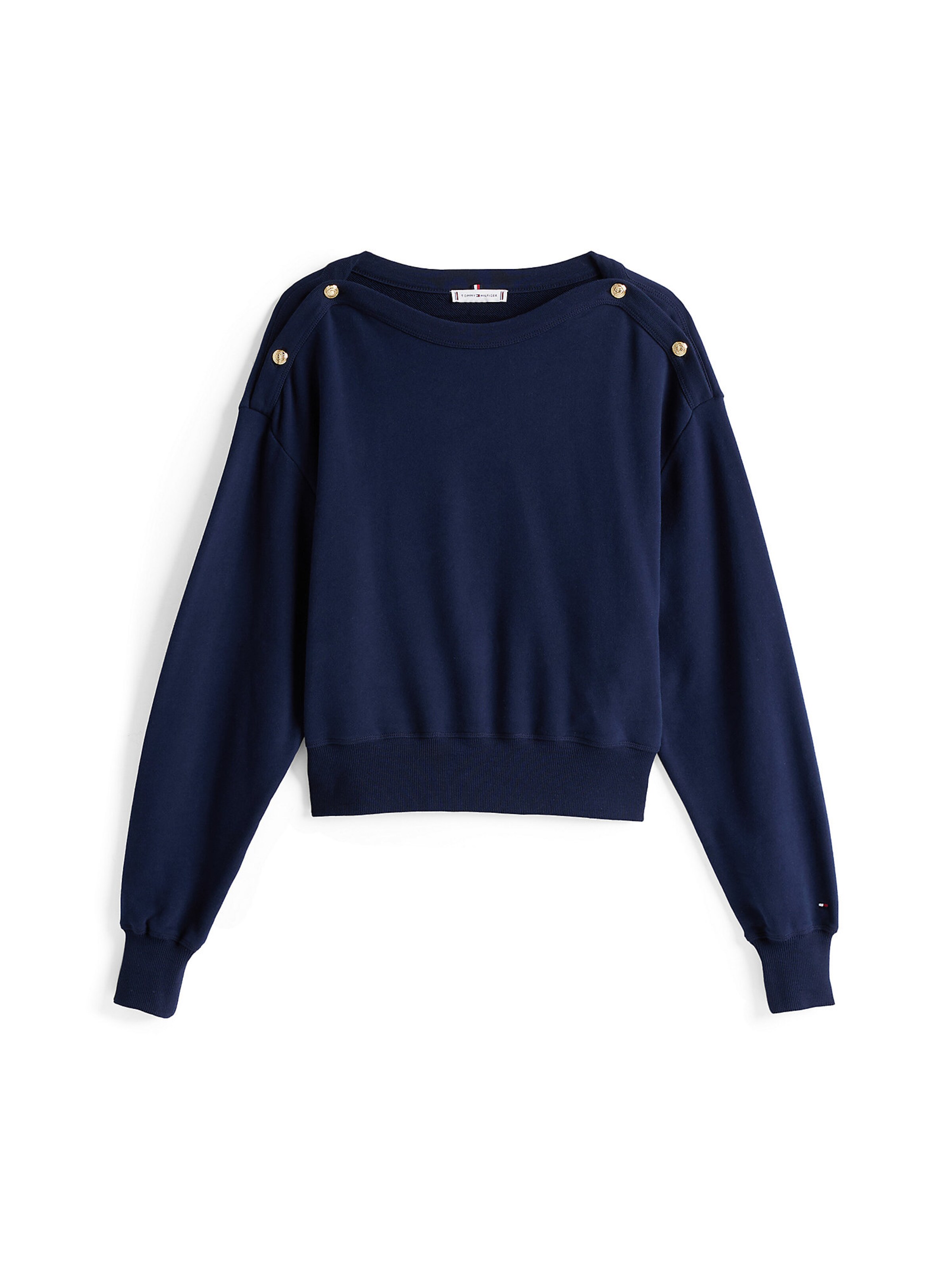 Sweat-shirt TOMMY HILFIGER en bleu : devant