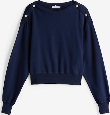 Sweat-shirt TOMMY HILFIGER en bleu : devant