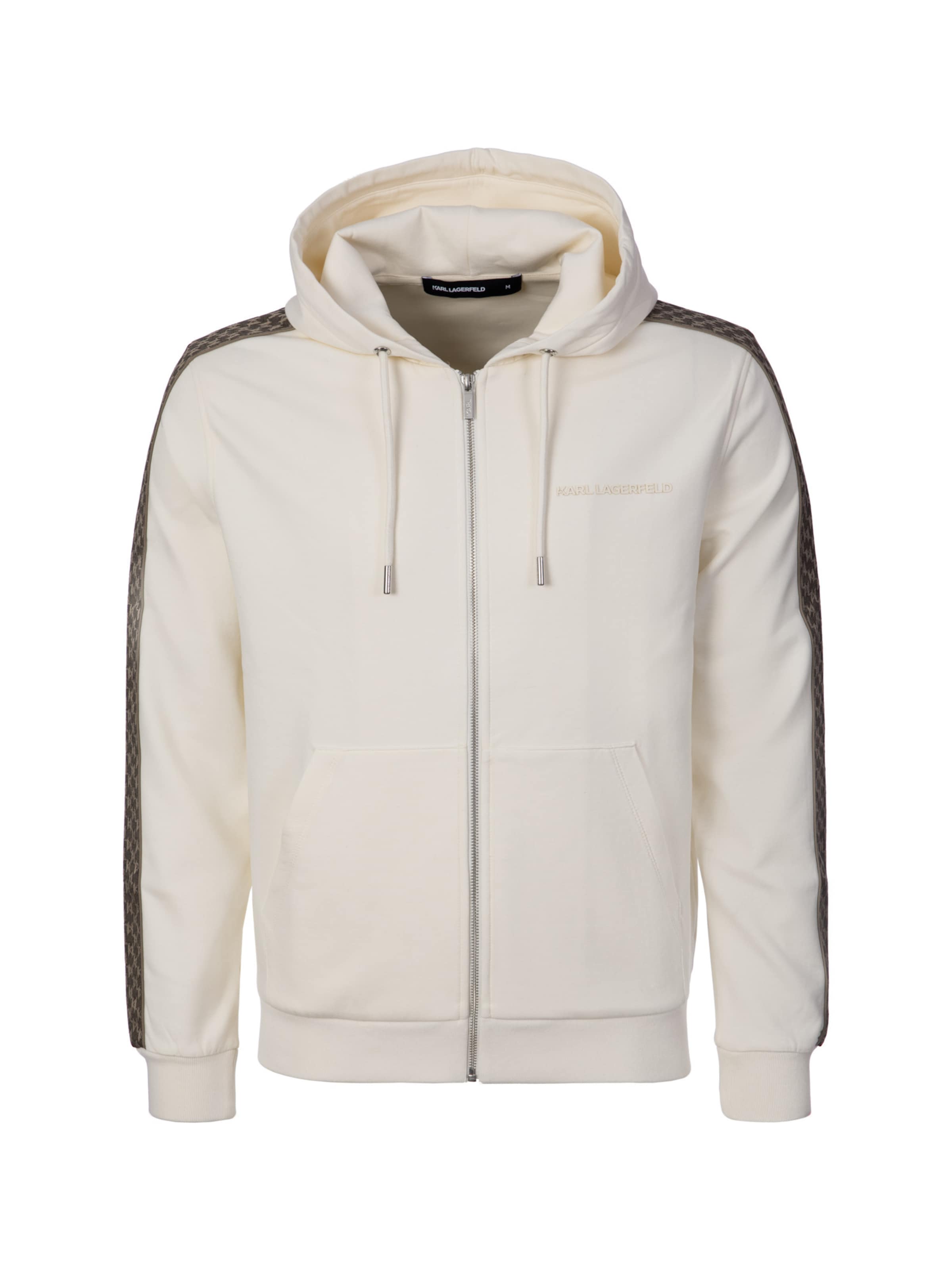 Karl Lagerfeld - Casaco em moletão em bege: frente