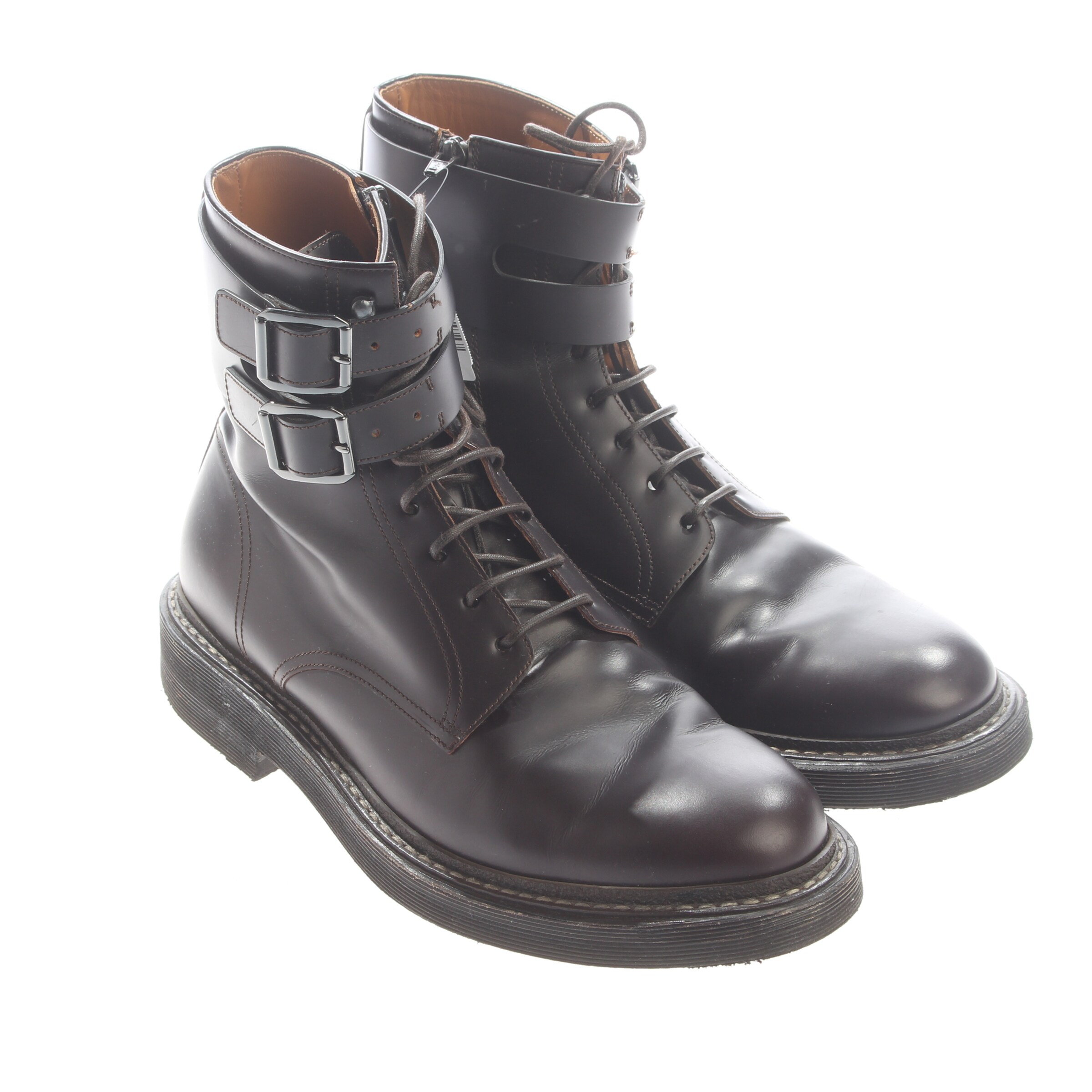 Brunello Cucinelli Anke & Mid-Calf Boots in 43 in Dark brown, Item view