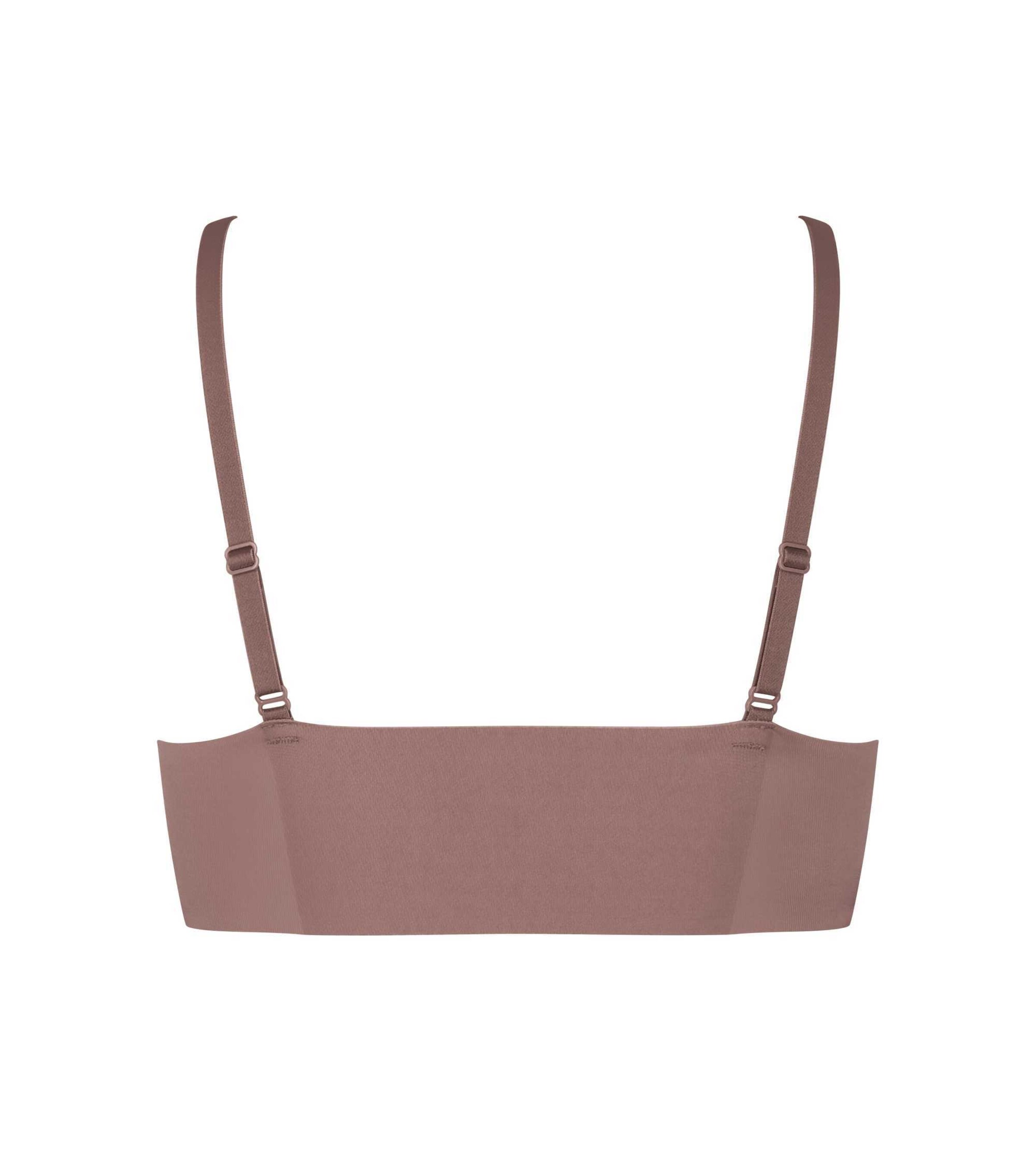 SLOGGI Bralette Bra 'Zero Feel' in Brown
