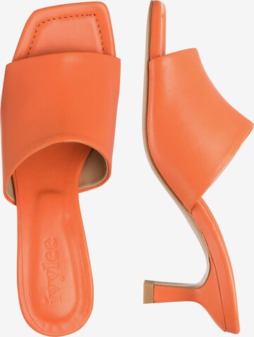 Ivylee Copenhagen Mules 'Cleo' in Orange