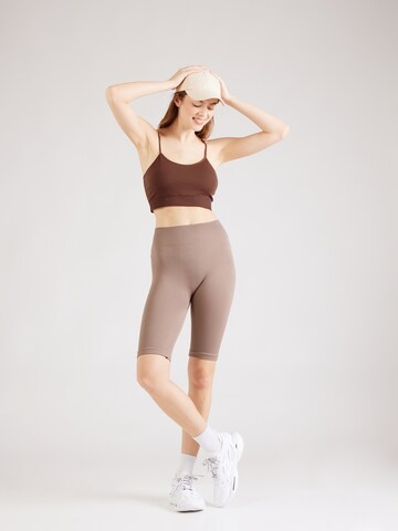 ONLY PLAY Skinny Sports trousers 'JAIA LIFE' in Brown
