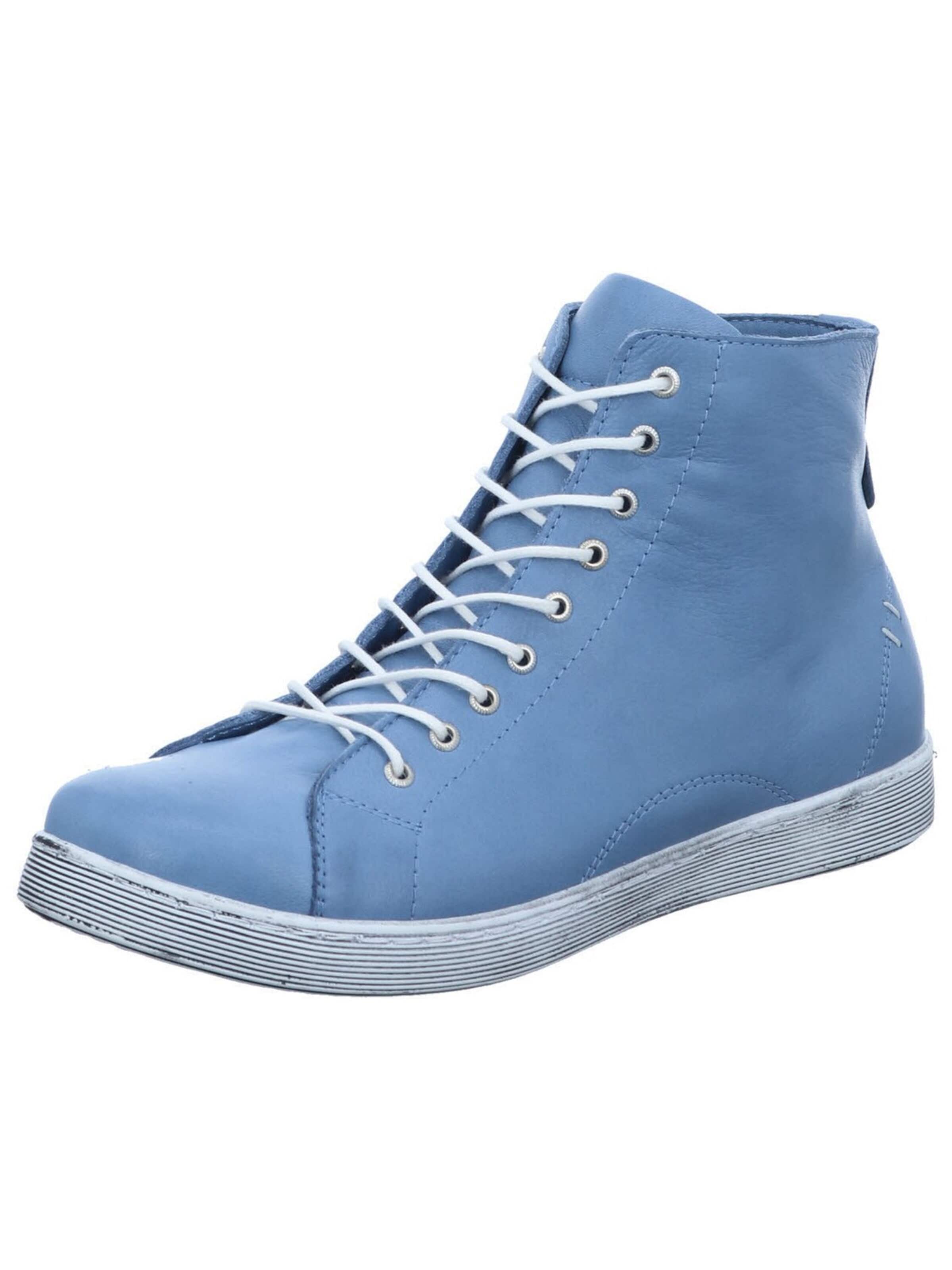 ANDREA CONTI - Zapatillas deportivas altas 'Sneaker High Damen 0341500 398 Echtleder in blau' en azul: frente