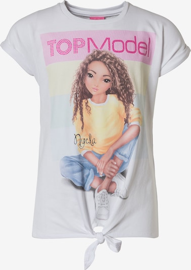 TOP MODEL Shirt in Mixed colors / White, Item view