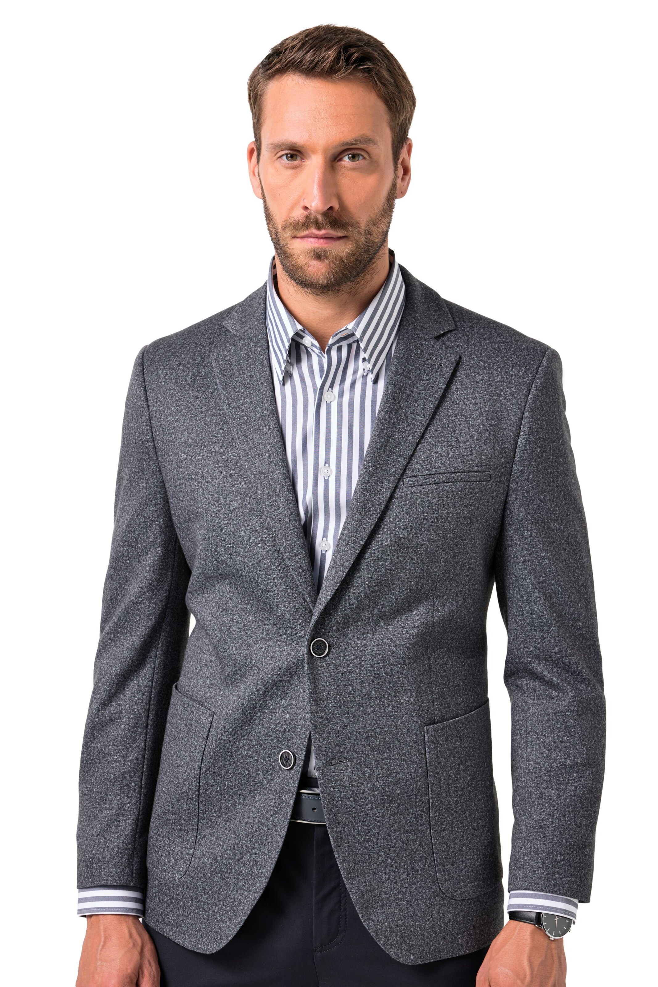 JP1880 Regular fit Business Blazer in Grey: front