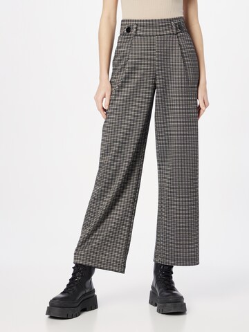 JDY Wide leg Pleat-front trousers 'GEGGO MIA' in Black: front