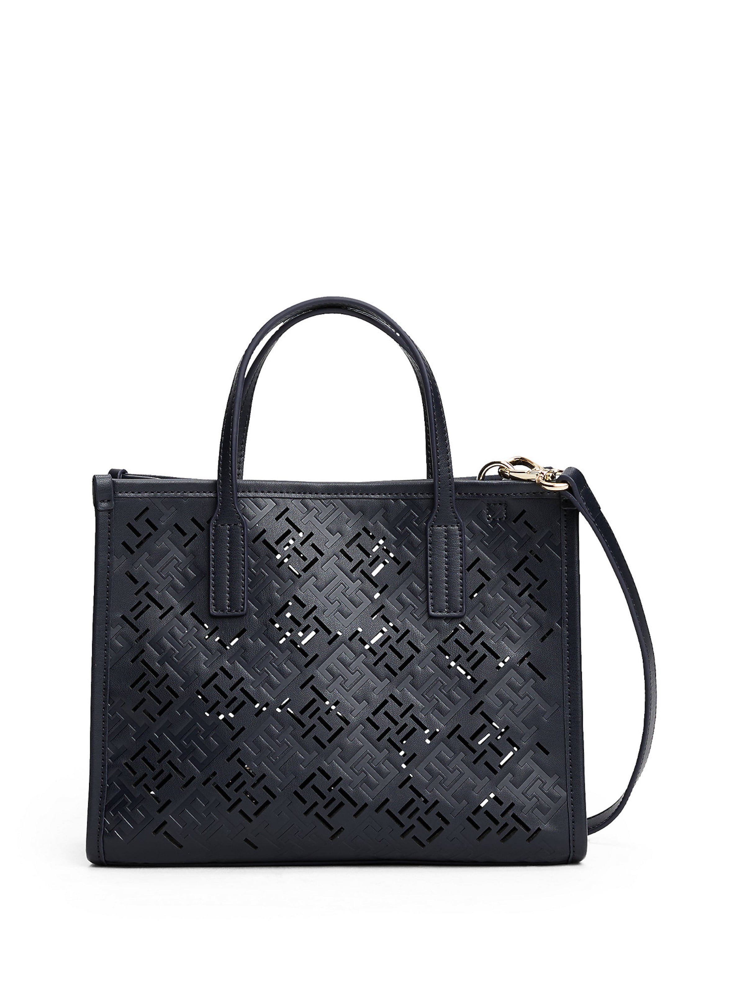 TOMMY HILFIGER Handtas in Blauw: voorkant