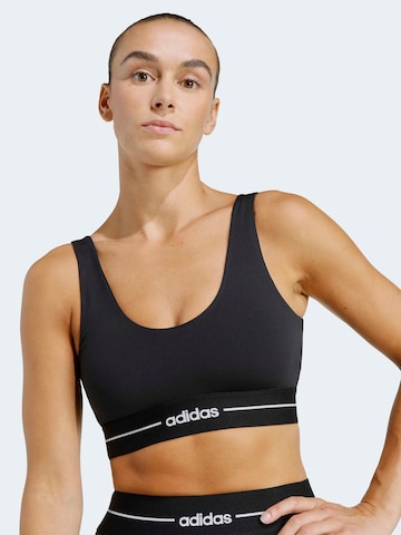 Bustier Soutien-gorge de sport 'HYG' ADIDAS PERFORMANCE en noir : devant