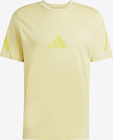 ADIDAS SPORTSWEAR Performance shirt 'Z.N.E' in Yellow: front