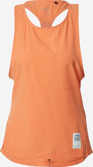 PUMA Sporttop 'FIRST MILE' in orange / schwarz / weiß, Produktansicht