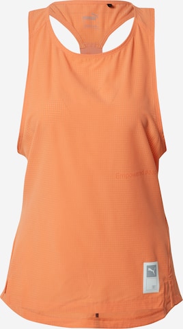 oranžinė PUMA Sportiniai marškinėliai be rankovių 'FIRST MILE': priekis
