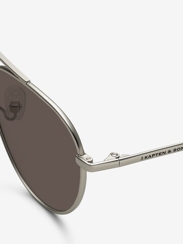 Lunettes de soleil 'Soho Silver Brown' Kapten & Son en argent