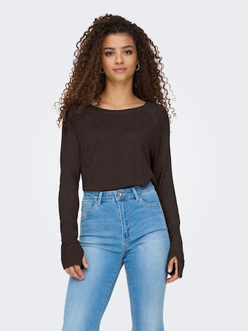 ONLY Sweater 'ONLVIENNA' in Brown: front
