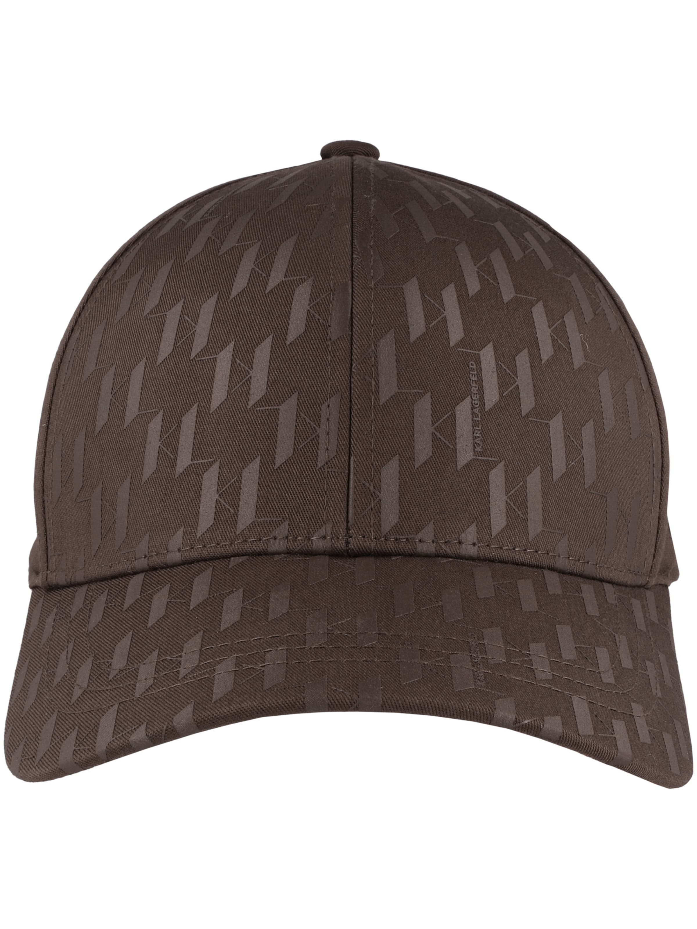 Karl Lagerfeld - Gorra en marrón: frente