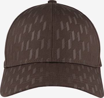 Karl Lagerfeld - Gorra en marrón: frente