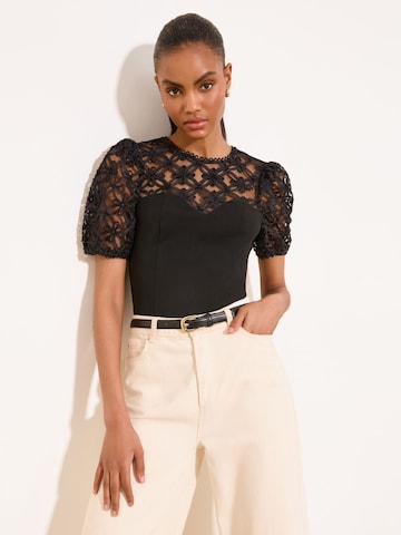 Lipsy Bluse in Schwarz: Vorderseite