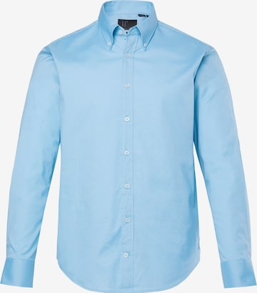 JP1880 Overhemd in Blauw: voorkant