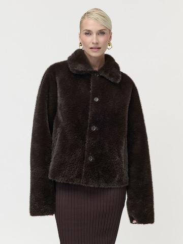 LeGer by Lena Gercke Winterjas 'Masha' in Bruin: voorkant