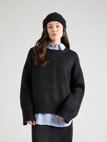 VERO MODA Sweater 'Henley' in Black