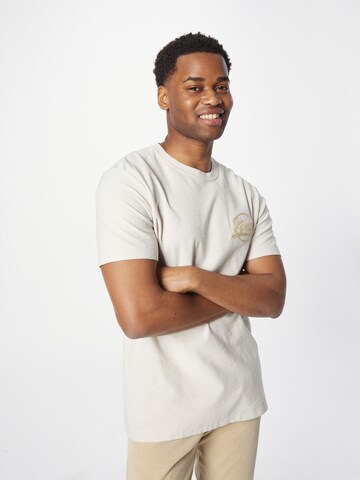 T-Shirt No Excess en beige : devant