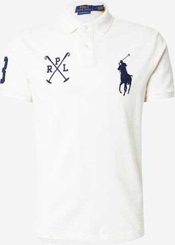 T-Shirt Polo Ralph Lauren en blanc : devant