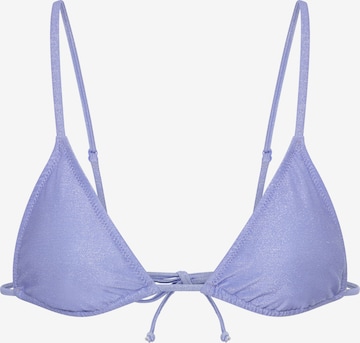 LSCN by LASCANA Triangle Bikini Top in Blue: front