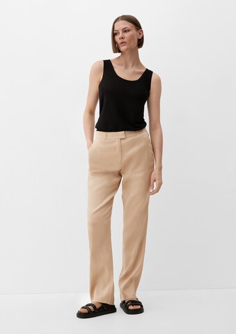 s.Oliver BLACK LABEL - regular Pantalón chino en beige