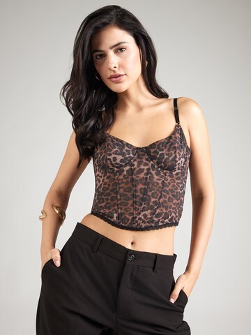 brūns Hunkemöller Bezvīļu Krūšturis 'Ella': no priekšpuses