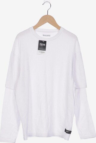 Bershka Shirt in S in White: front